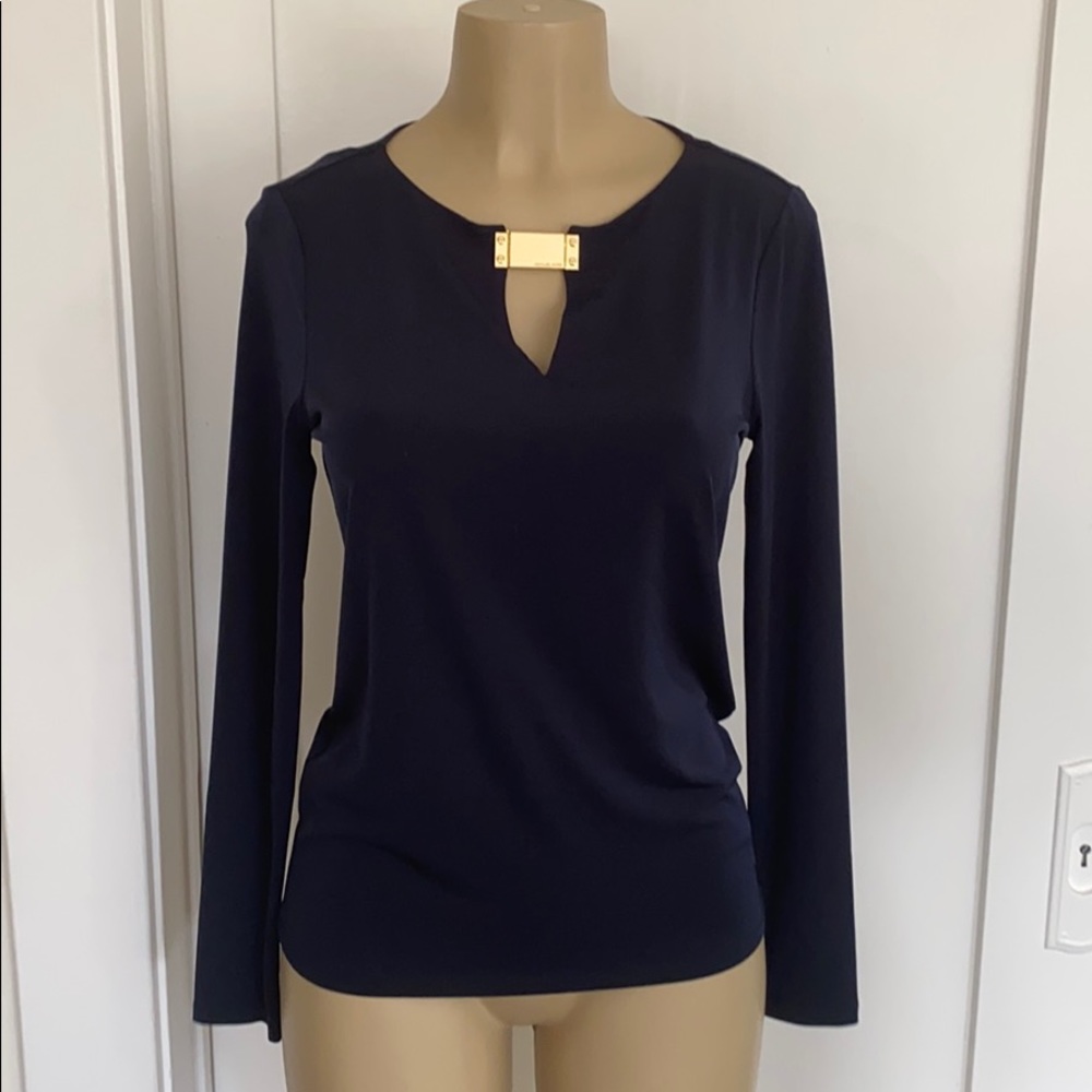 Michael Kors Blue Top